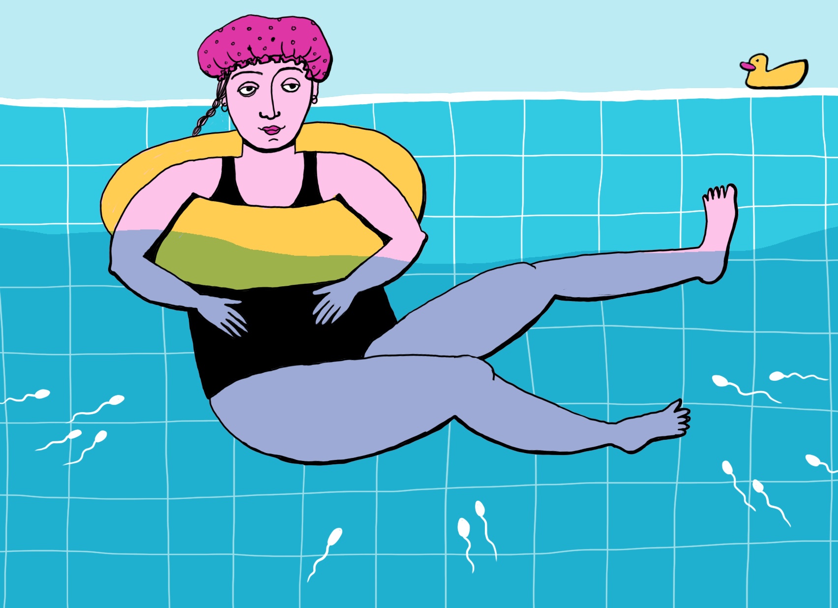 Можно ли забеременеть в бассейне